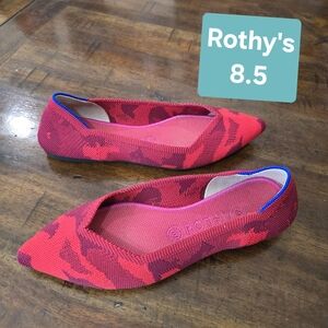 Rothy's Women's Red Flats
